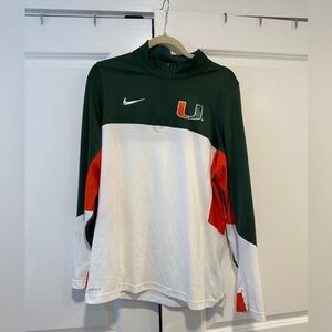 University of Miami quarter zip